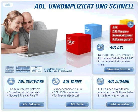 AOL DSL - jetzt einsteigen!